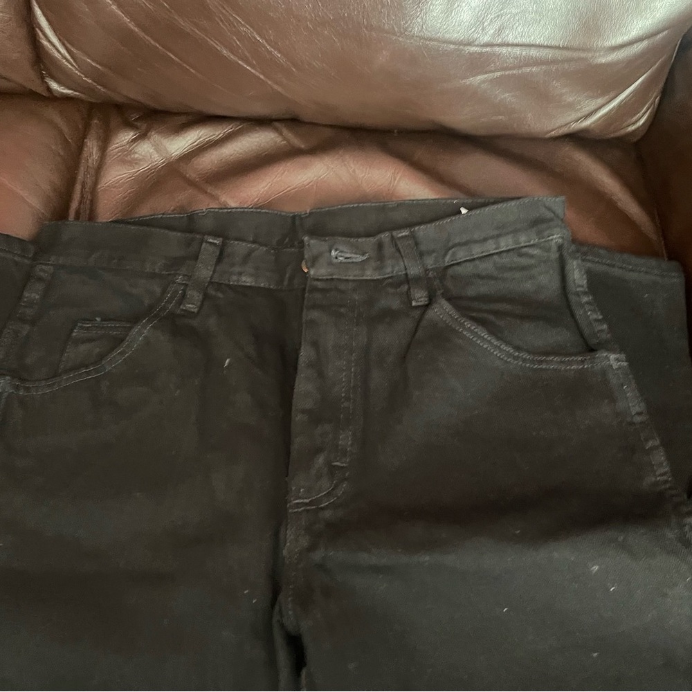 NWT RUSTLER ADVANTAGE HEAVYWEIGHT BLACK DENIM